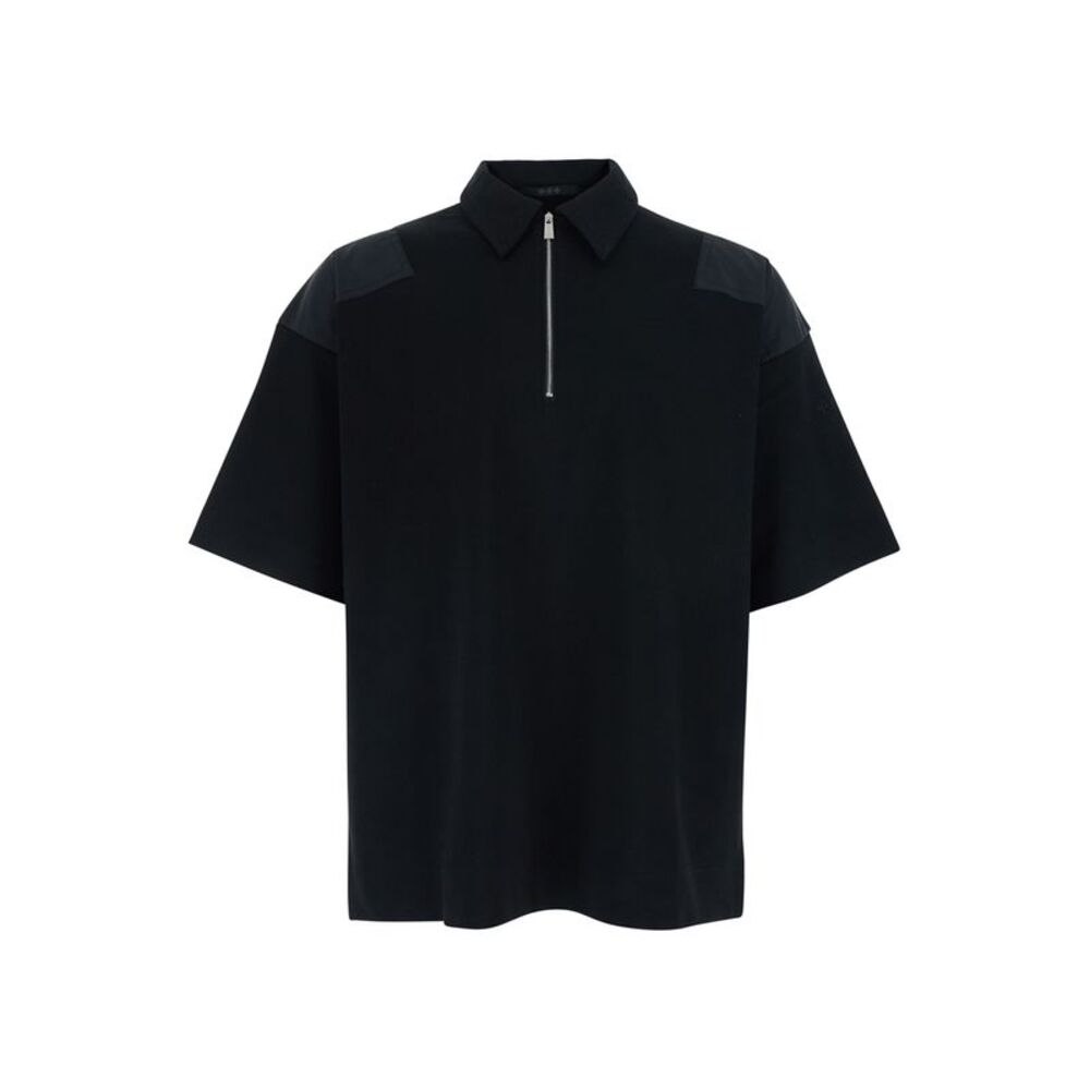 Tatras Men Black T-Shirt 'Telemo' With Round Neck And Short Sleeves For Men